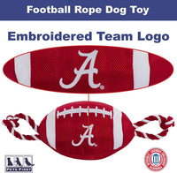 AL Crimson Tide Football Rope Toys - 3 Red Rovers