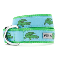 Alligators Blue Collection Dog Collar or Leads - 3 Red Rovers