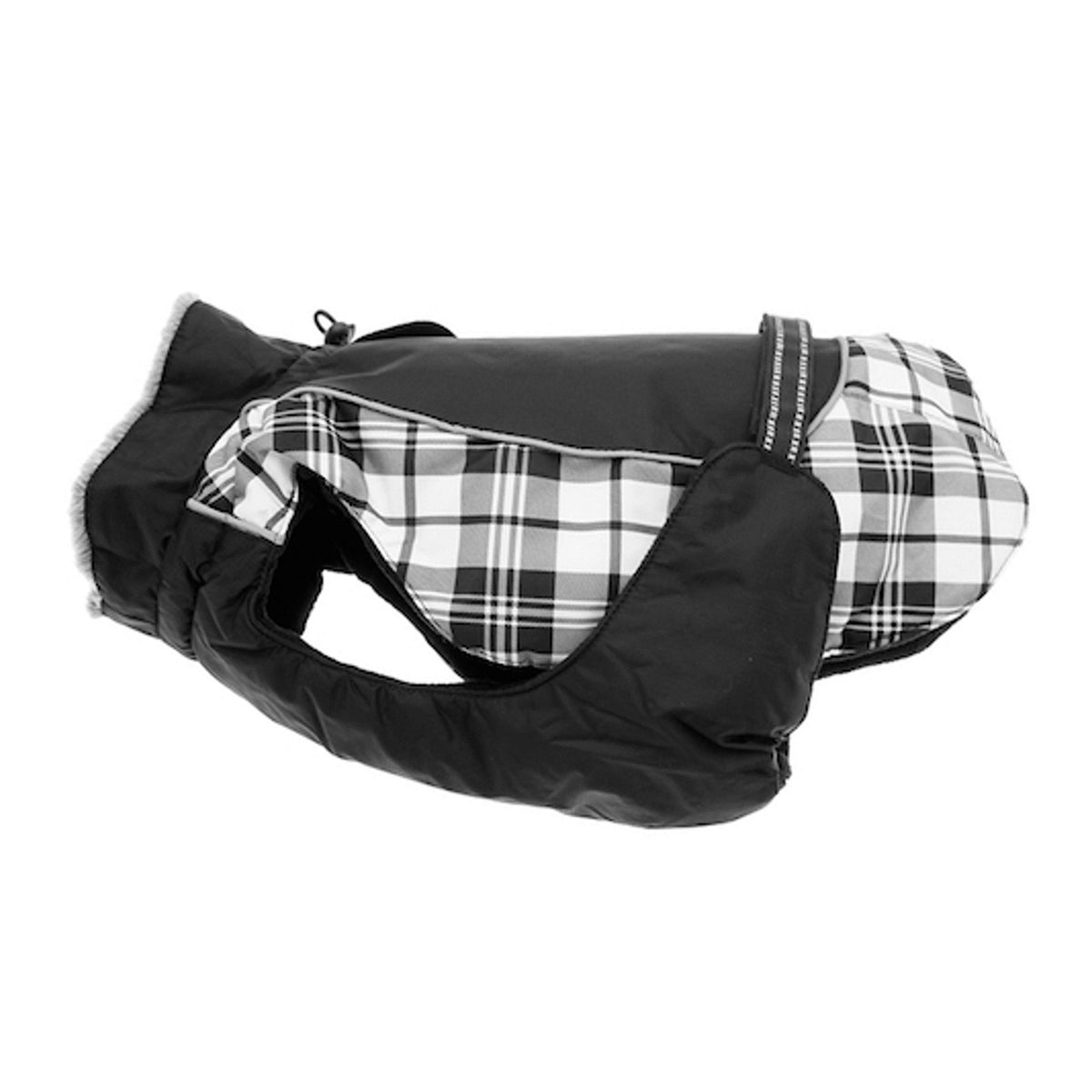Alpine All Weather Coat - Black and White Plaid - 3 Red Rovers