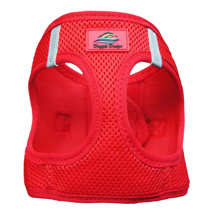 American River Ultra Choke Free Soft Mesh Dog Harness™ - Solid Colors - 3 Red Rovers