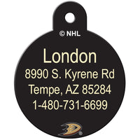 Anaheim Ducks Pet ID Tag - 3 Red Rovers