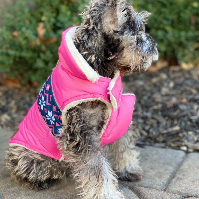 Aspen Puffer Pink Vest - 3 Red Rovers