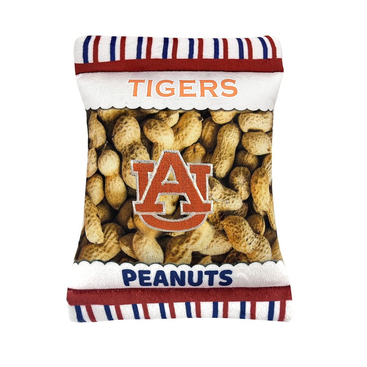 Auburn Tigers Peanut Bag Plush Toys - 3 Red Rovers