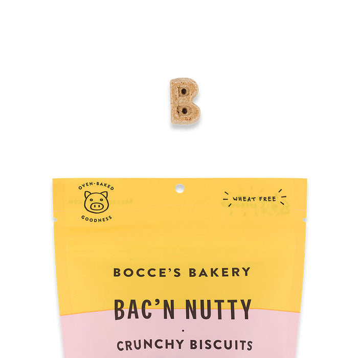 Bocce's Bakery Bac'n Nutty Biscuit Treats