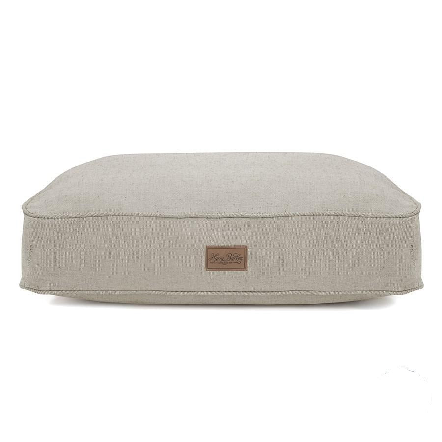 Tweed Rectangle Pet Beds - Grey