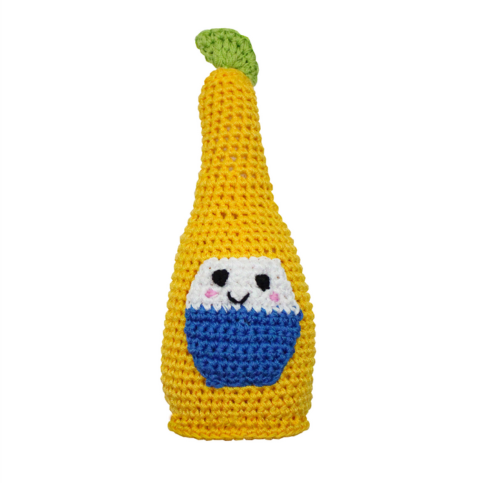 Beer Bottle with Lime Handmade Knit Knack Toys - 3 Red Rovers