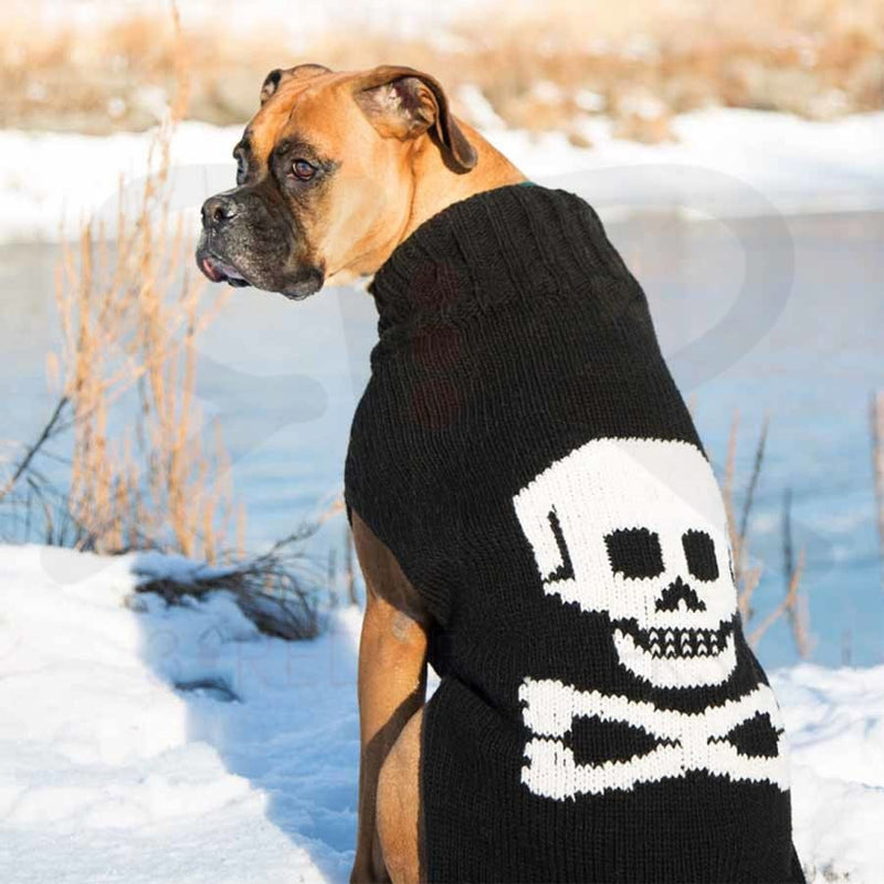 Black Skull Sweater - 3 Red Rovers