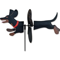 Dachshund Petite Garden Spinner - multiple colors - 3 Red Rovers