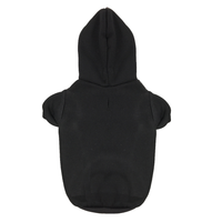 Solid Handmade Pet Hoodies - Black - 3 Red Rovers