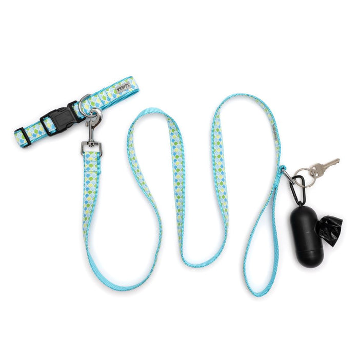Mermaid Blue Collection Dog Collar or Leads - 3 Red Rovers