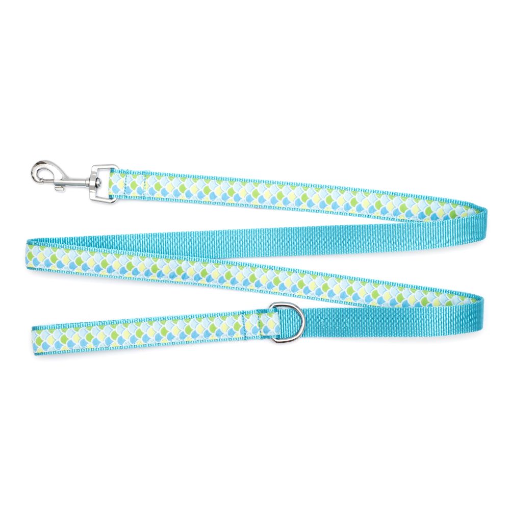 Mermaid Blue Collection Dog Collar or Leads - 3 Red Rovers