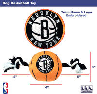 Brooklyn Nets Ball Rope Toys - 3 Red Rovers
