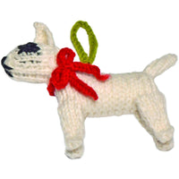 Bull Terrier Handmade Ornament - 3 Red Rovers
