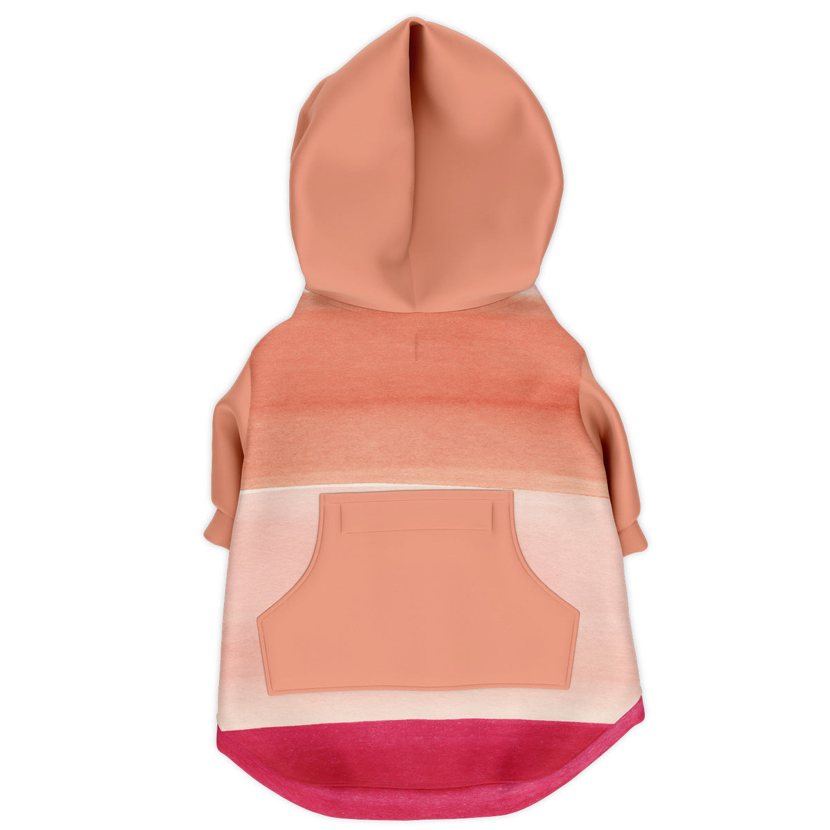 Coral Bliss Colorblock Pet Hoodie - 3 Red Rovers