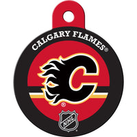Calgary Flames Pet ID Tag - 3 Red Rovers