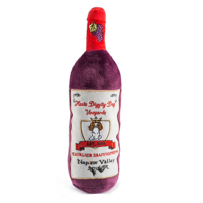 Cavalier Sauvignon Wine Bottle Plush Toy - 3 Red Rovers