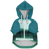 Ocean Waves Colorblock Pet Hoodie - 3 Red Rovers