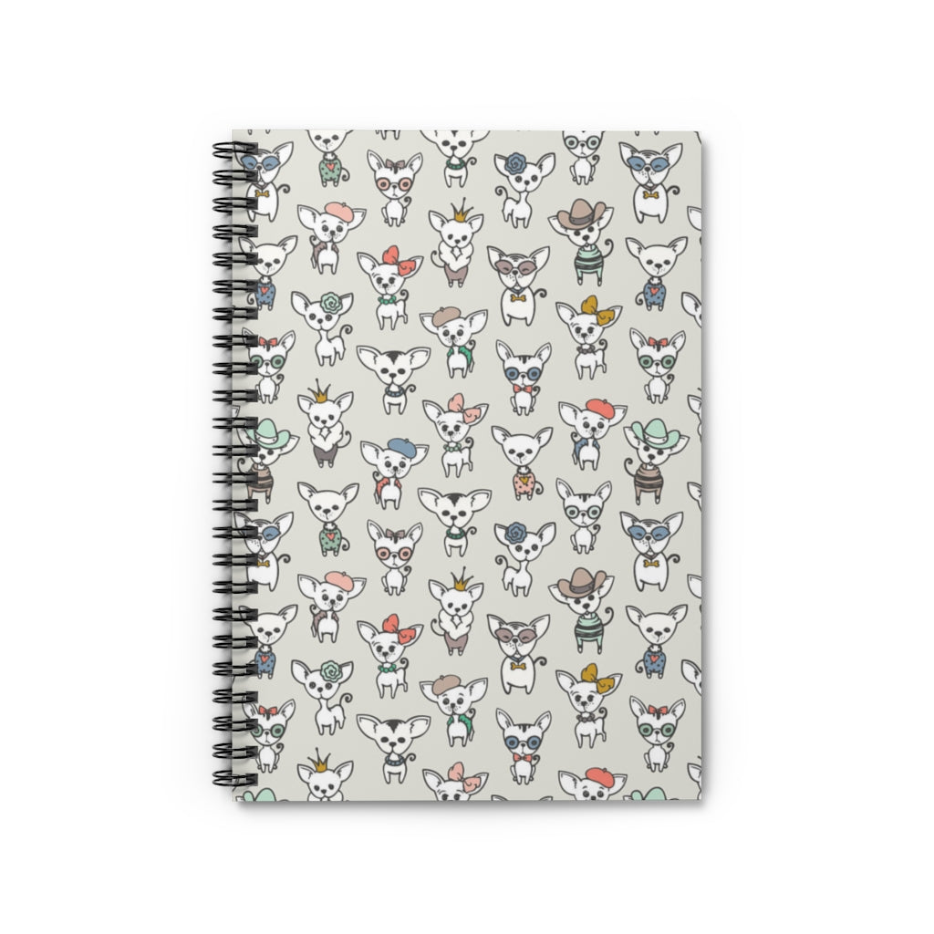 Chihuahua Coalition Spiral Ruled Notebook - 3 Red Rovers