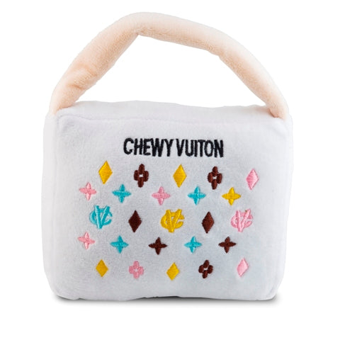 Chewy Vuiton White Purse Toy - 3 Red Rovers