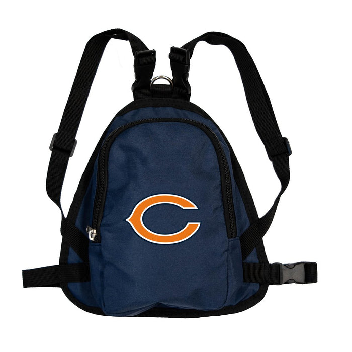 Chicago Bears Pet Mini Backpack - 3 Red Rovers