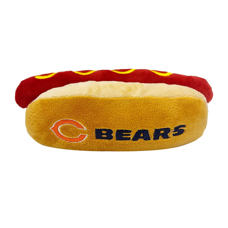 Chicago Bears Hot Dog Plush Toys - 3 Red Rovers