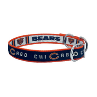 Chicago Bears Reversible Dog Collar - 3 Red Rovers