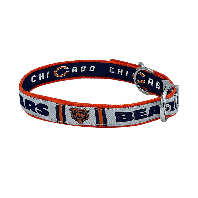 Chicago Bears Reversible Dog Collar - 3 Red Rovers