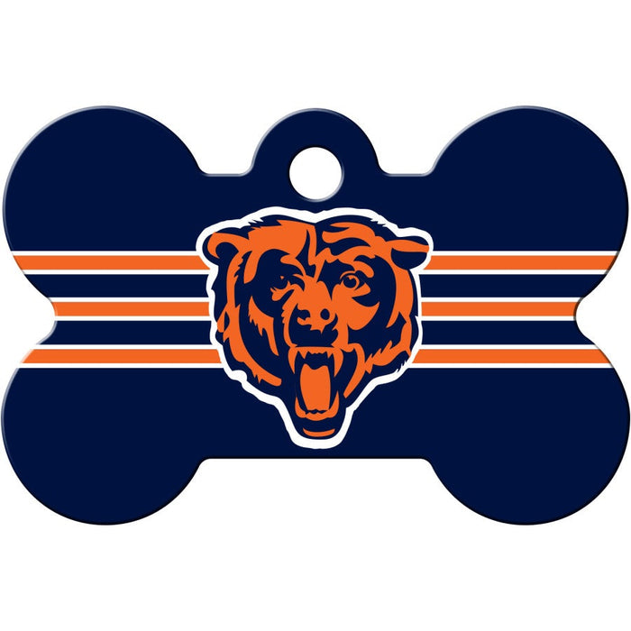 Chicago Bears Pet ID Tag - Bone - 3 Red Rovers