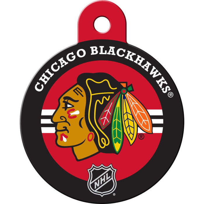 Chicago Blackhawks Pet ID Tag - 3 Red Rovers