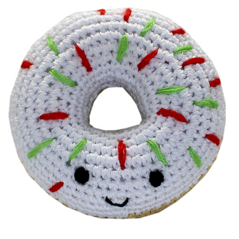 Christmas Donut Handmade Knit Knack Toys
