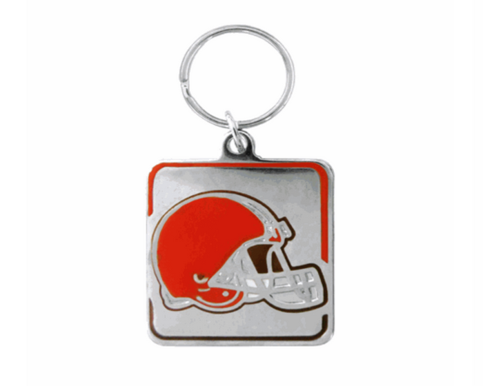 Cleveland Browns Collar Square Charm - 3 Red Rovers