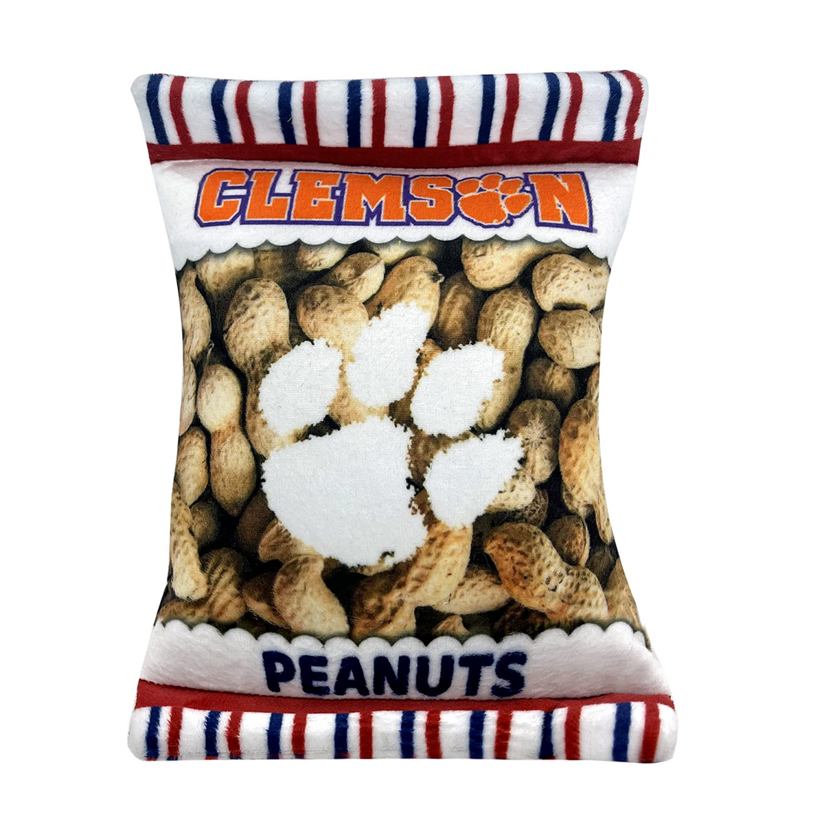 Clemson Tigers Peanut Bag Plush Toys - 3 Red Rovers