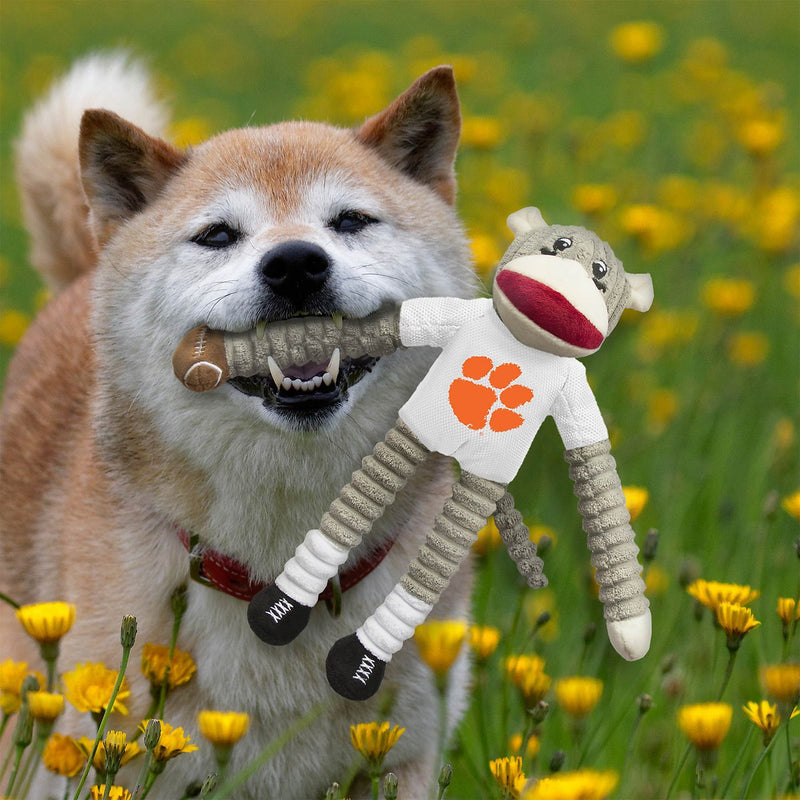 Clemson Tigers Sock Monkey Toy - 3 Red Rovers