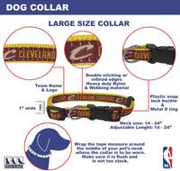 Cleveland Cavaliers Dog Collar and Leash - 3 Red Rovers