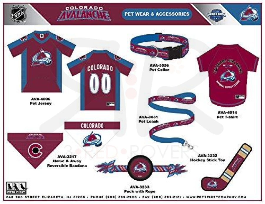 CO Avalanche Cat Jersey – 3 Red Rovers