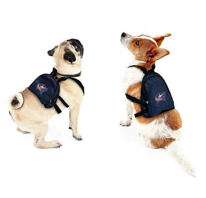 Columbus Blue Jackets Pet Mini Backpack - 3 Red Rovers
