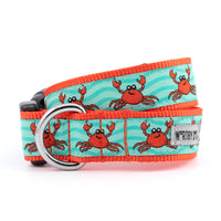 Crabs Collection Dog Collar or Leads - 3 Red Rovers