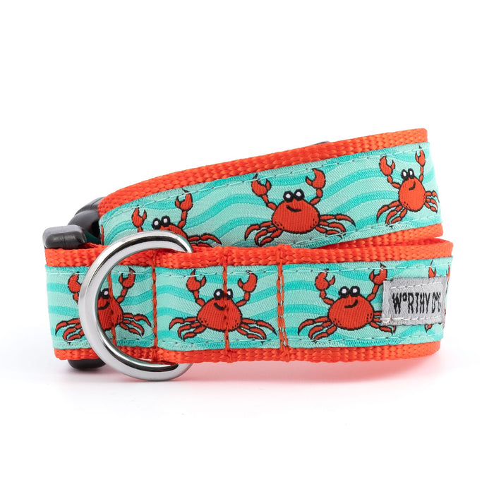 Crabs Collection Dog Collar or Leads - 3 Red Rovers