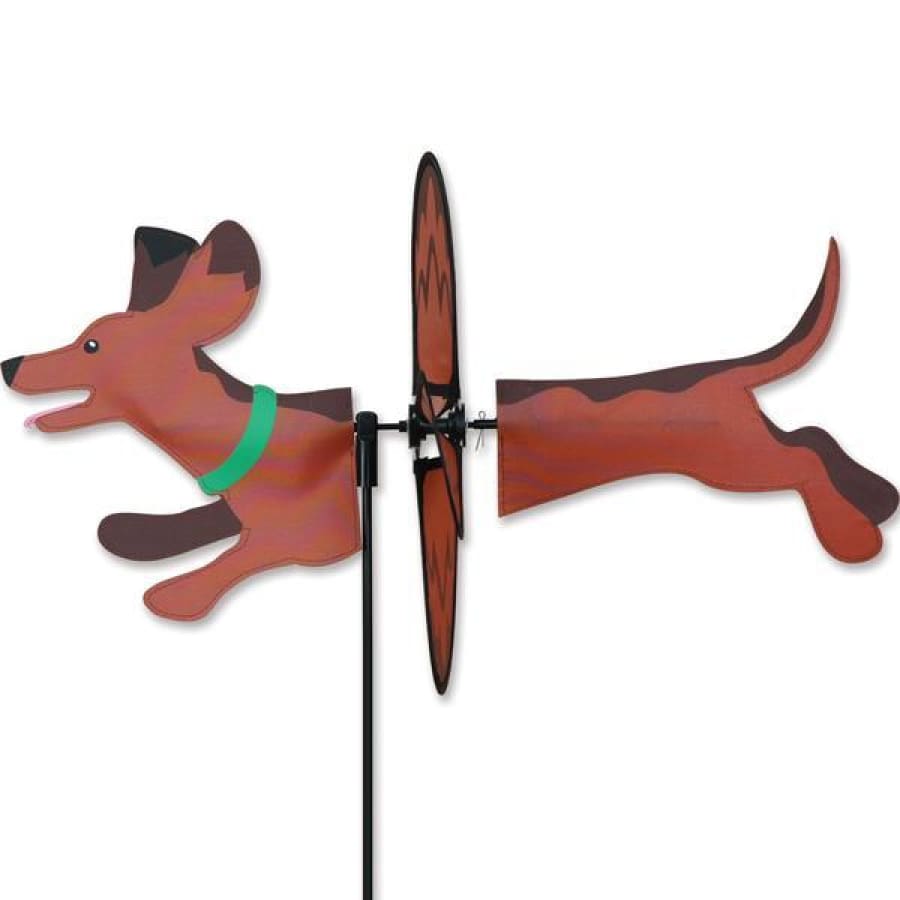 Dachshund Petite Garden Spinner - multiple colors - 3 Red Rovers