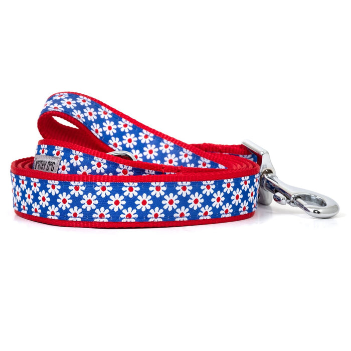 Daisies Collection Dog Collar or Leads - 3 Red Rovers