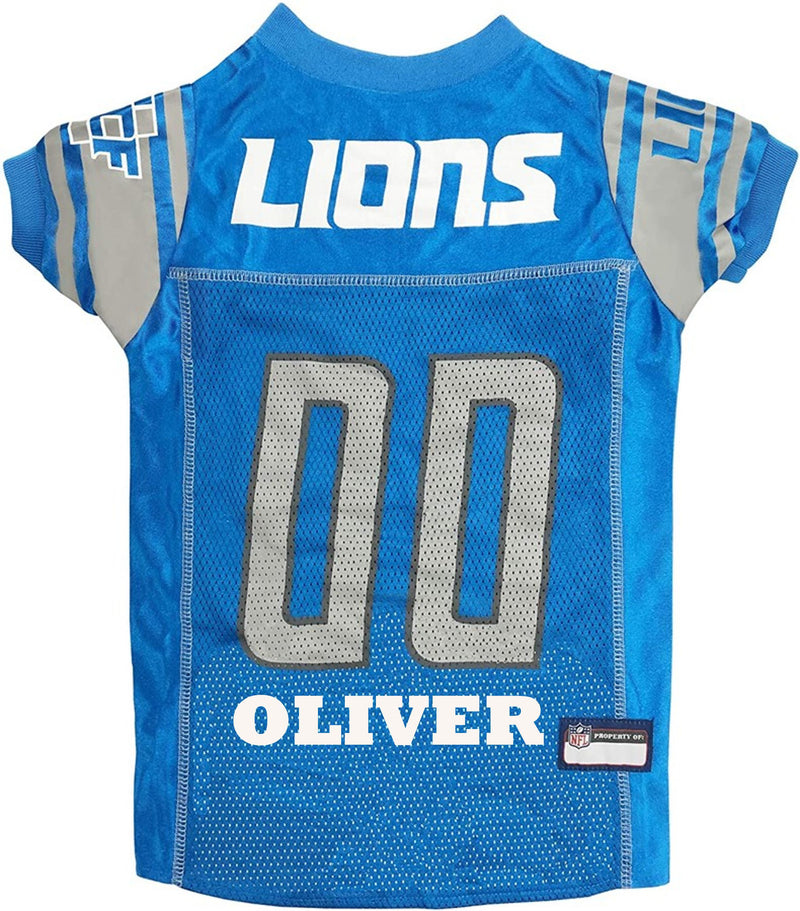 Detroit Lions Pet Jersey - 3 Red Rovers