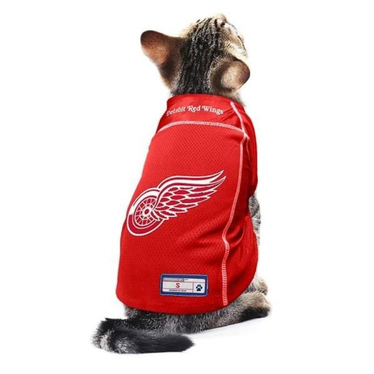 Detroit Red Wings Cat Jersey - 3 Red Rovers