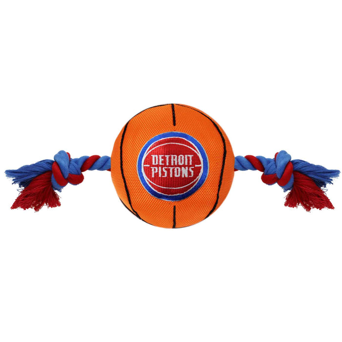 Detroit Pistons Ball Rope Toys - 3 Red Rovers