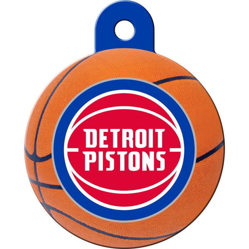 Detroit Pistons Pet ID Tag - 3 Red Rovers