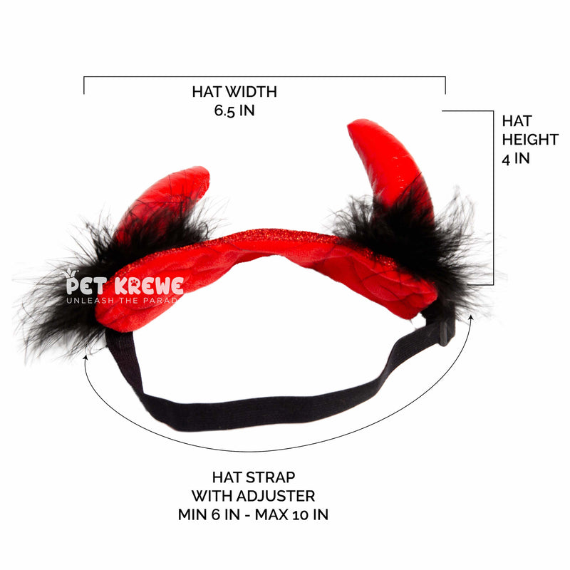 Devil Hat Cat Costume - 3 Red Rovers