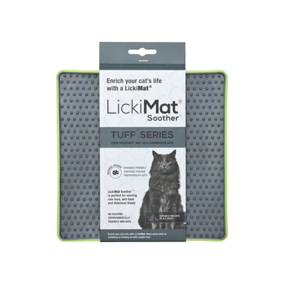 LickiMat Tuff Soother for Cats - Green