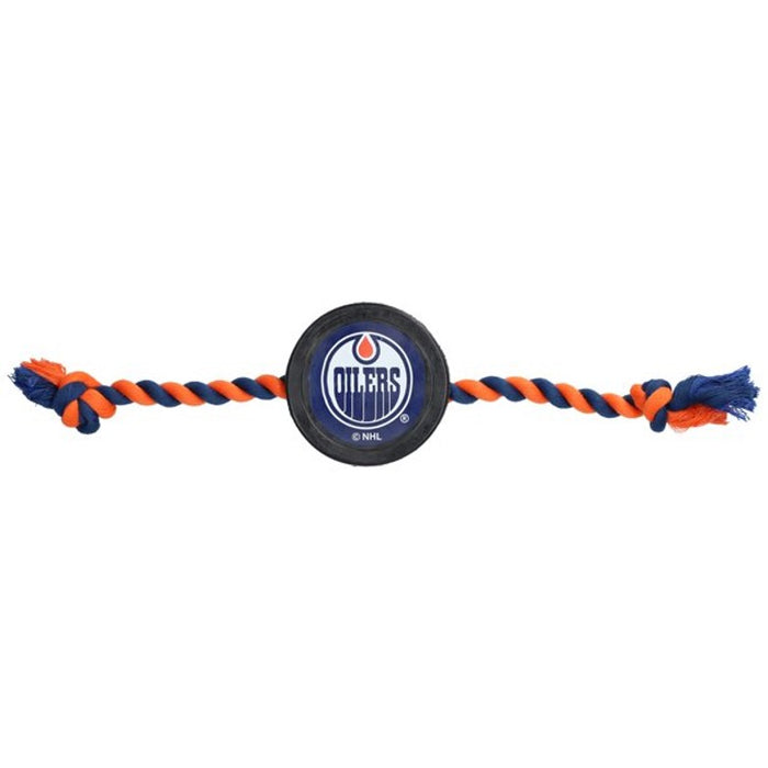 Edmonton Oilers Puck Rope Toys - 3 Red Rovers