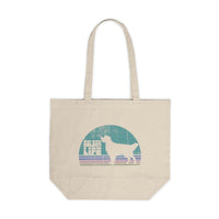 Golden Retriever Life Canvas Shopping Tote - 3 Red Rovers