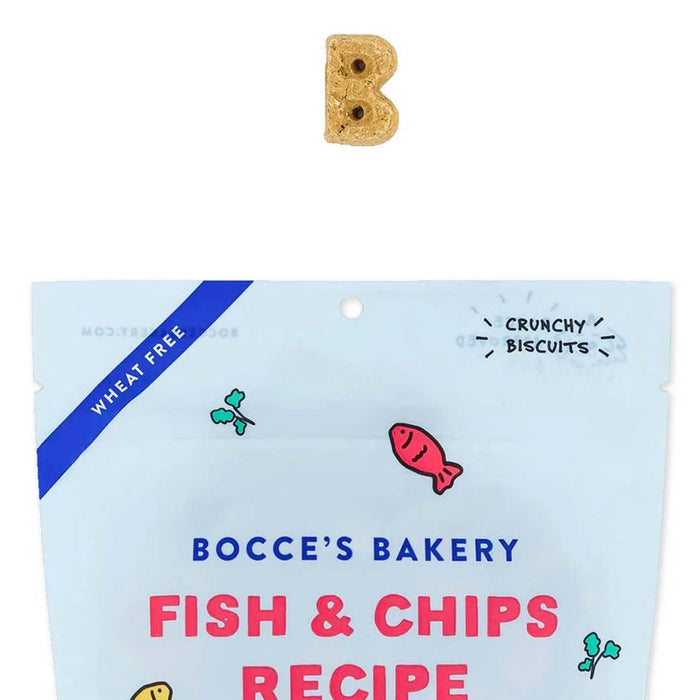 Bocce's Bakery Fish & Chips Dog Treats - 3 Red Rovers