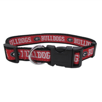 GA Bulldogs Dog Collar - 3 Red Rovers